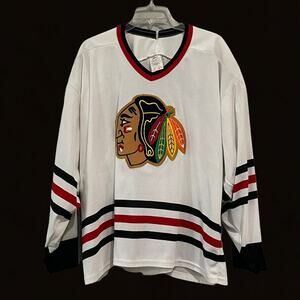 Vintage‎ Maska Chicago Blackhawks Hockey Jersey Men’s Sz XL